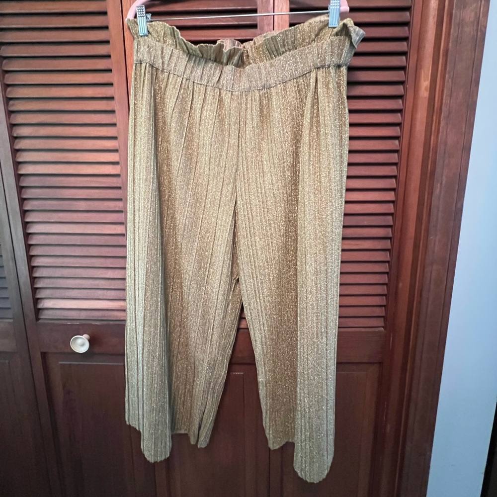 PATBO Metallic cropped pants